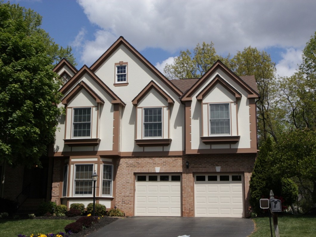 large single-family home with two-car garage