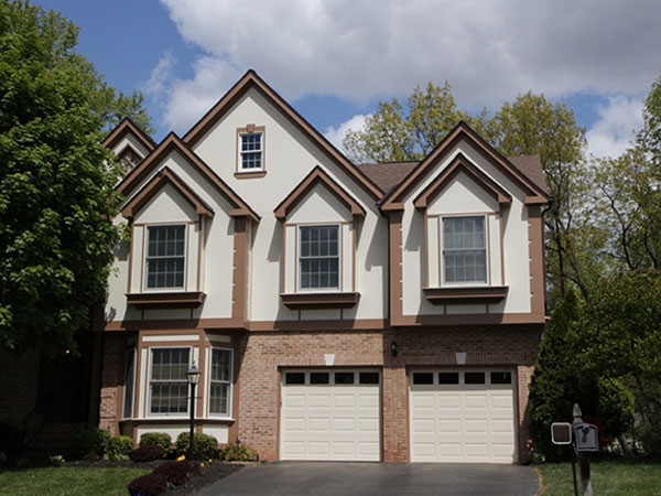 large single-family home with two-car garage